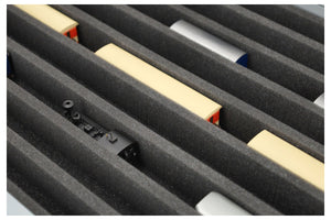 Feldherr Eurobox 60 x 40 cm Set for model railway - H0e scale - 9 compartments - foam insert for upright storage