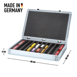 Feldherr Eurobox 60 x 40 cm Set for model railway - H0m scale - 10 compartments - foam insert for horizontal storage