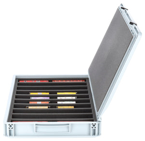 Feldherr Eurobox 60 x 40 cm Set for model railway - H0m scale - 10 compartments - foam insert for horizontal storage