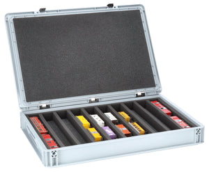 Feldherr Eurobox 60 x 40 cm Set for model railway - H0m scale - 10 compartments - foam insert for horizontal storage