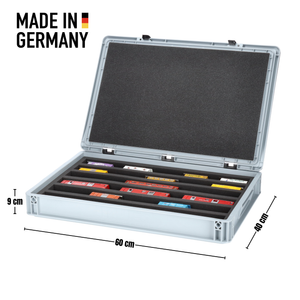 Feldherr Eurobox 60 x 40 cm Set for model railway - H0m scale - 6 compartments - foam insert for horizontal storage