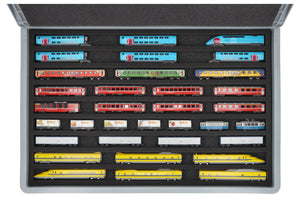 Feldherr Eurobox 60 x 40 cm Set for model railway - N scale - 9 compartments - foam insert for horizontal storage