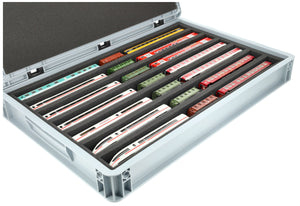 Feldherr Eurobox 60 x 40 cm set for model railways - TT gauge - 7 compartments - foam insert for horizontal storage