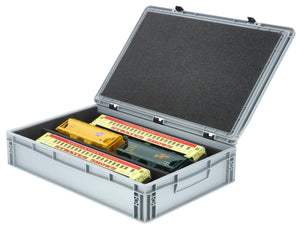Feldherr Eurobox 60 x 40 cm Set with PanoramaLiege - 3 compartments for 0 scale - for model railways, locomotives and vehicles