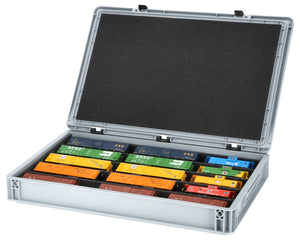 Feldherr Eurobox 60 x 40 cm Set with PanoramaLiege - 5 compartments for H0 scale - for model railways, locomotives and vehicles