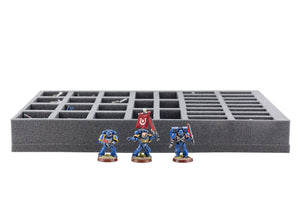 FSBR050BO 50 mm Full-Size foam tray with 34 compartments