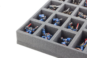 FSBR050BO 50 mm Full-Size foam tray with 34 compartments
