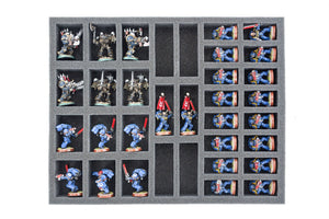 FSBR050BO 50 mm Full-Size foam tray with 34 compartments