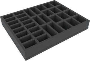 FS050KR05 50 mm foam tray for 34 Kosmaster Miniatures - with base - full-size
