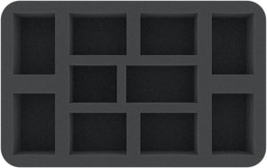 HS050A051 Feldherr foam tray for Orks - 10 compartments