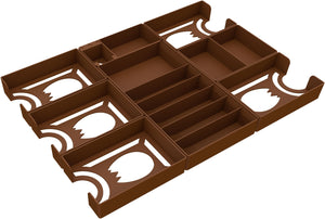 Feldherr Organizer Insert for Wingspan Asia (sleeved) - board game box