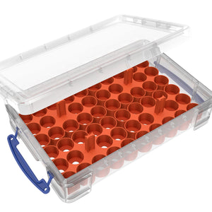 Feldherr paint rack set for 4L Really Useful Boxes - 56 Citadel Paint Pots (18ml / 24ml)