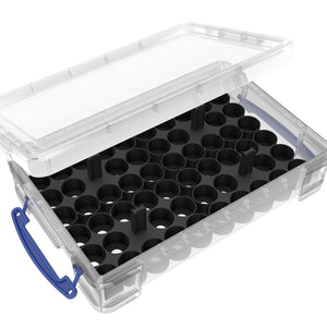 Feldherr paint rack set for 4L Really Useful Boxes - 56 Citadel Paint Pots (18ml / 24ml)