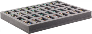 FS035BO 35 mm Full-Size foam tray with 36 compartments