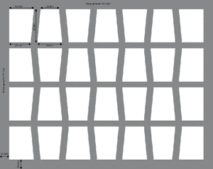FS040C4BO 40 mm Full-Size foam tray with 28 compartments
