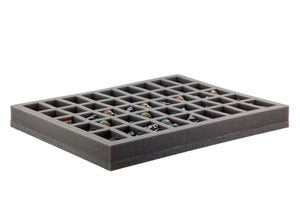 Full-size Figure Foam Tray with 45 slots for The Walking Dead: All Out War Miniatures Game Core Set.