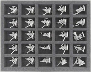 FS035MD11 35 mm full-size Figure Foam Tray with 25 large cut outs for Massive Darkness