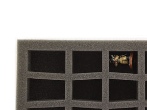 FS040C5BO 40 mm Full-Size foam tray with 45 compartments