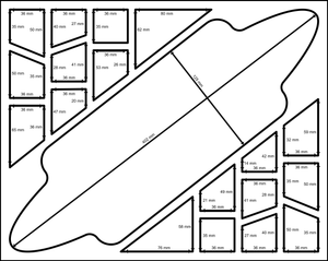 FS075A005 Feldherr foam tray for Blood and Plunder - ship model + infantry