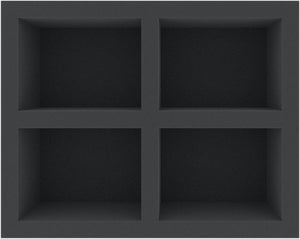 FS100A004 Feldherr foam tray for Dungeons and Dragons - 4 miniatures