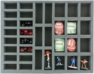 FSBR040BO 40 mm Full-Size foam tray with 34 compartments