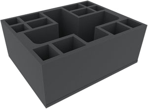 FSMFOG135BO 135 mm Full-Size foam tray with 13 compartments