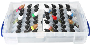Feldherr Paint Racks with 4l Really Useful Box - 49 paint bottles + accessories