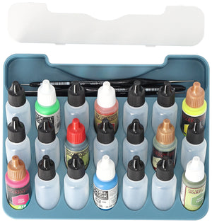 Feldherr Paint Racks with 4l Really Useful Box - 49 paint bottles + accessories