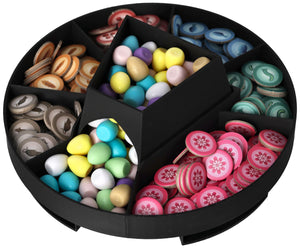 Feldherr token tray CAROUSEL + Feldherr 3D Food Tokens Upgrade Set for Wingspan - complete set