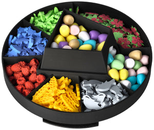 Feldherr token tray CAROUSEL + Feldherr 3D Food Tokens Upgrade Set for Wingspan - complete set