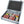 Feldherr Eurobox 40x30 Set with Zugliege - 7 compartments for N Gauge - for model railway locomotives, wagons and vehicles