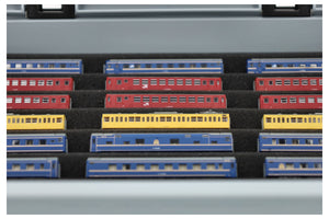 Feldherr Eurobox 40x30 Set with Zugliege - 7 compartments for Z Gauge - for model railway locomotives, wagons and vehicles