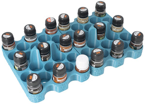 Feldherr Paint Rack with 4l Really Useful Box - 46 AK Interactive paint bottles