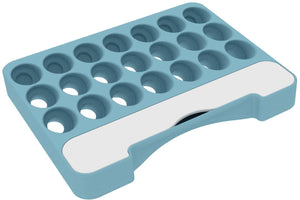 Feldherr paint rack with brush compartment for 4l Really Useful Box - 21 paint bottles