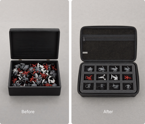 Feldherr Half-Size Case 50 for Blood Bowl - 12 Miniatures