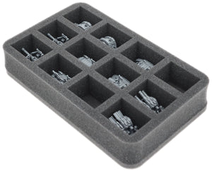 HS050A178 Feldherr foam tray for Armoured Clash - 16 Compartments
