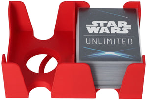 Feldherr card holder rotatable for game cards in Standard Card Game Size - 2 compartments