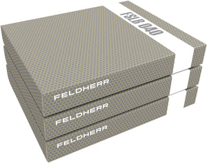 Feldherr Storage Box FSLB040 for model railway locomotives, wagons and vehicles - 10 slots for Z gauge vertical