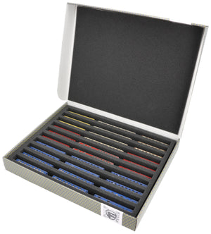 Feldherr Storage Box FSLB040 for model railway locomotives, wagons and vehicles - 10 slots for Z gauge vertical