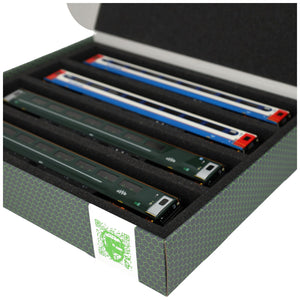 Feldherr Storage Box FSLB055 for model railway locomotives wagons and vehicles 4 slots for 00 gauge horizontal