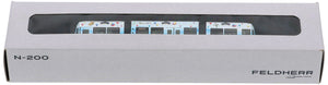 Feldherr open-fronted storage box N-200 190 x 40 x 25 mm for N gauge model railways, locomotives and vehicles