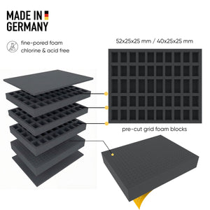 Feldherr MAXI Figure Case for 150 standard sized figures and Tanks or Monster