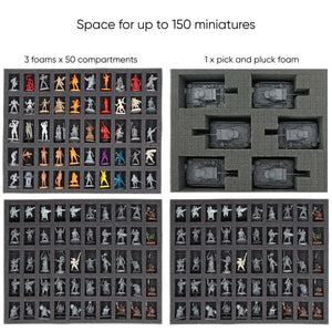 Feldherr MAXI Figure Case for 150 standard sized figures and Tanks or Monster