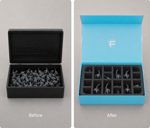 Feldherr Magnetic Box blue for Blood Bowl: Gwaka'moli Crater Gators