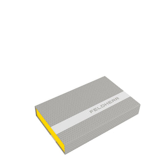 Feldherr Magnetic Box yellow for Trading Cards - 16 compartments - 3D-printed insert for sorting
