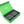 Feldherr Magnetic Box green for model railway locomotives, wagons and vehicles - 5 slots for N Gauge