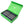 Feldherr Magnetic Box green for model railway locomotives, wagons and vehicles - 5 slots for N Gauge