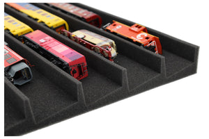 EUMFQFA02 560 mm x 360 mm x 45 mm Gauge H0 PanoramaRest - landscape, 5 dividers for Euro containers 60 x 40