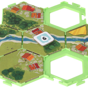 Feldherr Hex tile holder for Dorfromantik: The Board Game