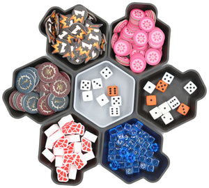 Feldherr SHELL token trays turntable 6+1